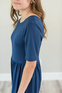 Navy Blue Romper