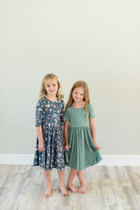 Sage Double Twirl Dress