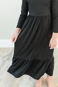 Black Maxi Dress for girls