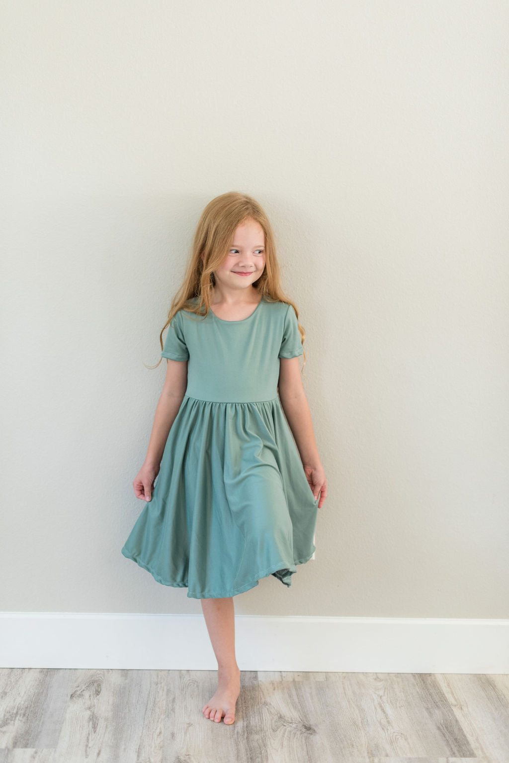 Sage Double Twirl Dress