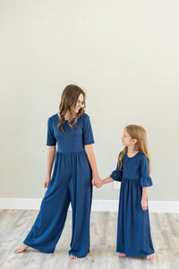 Navy Blue Romper