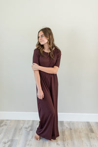 Burgundy Romper